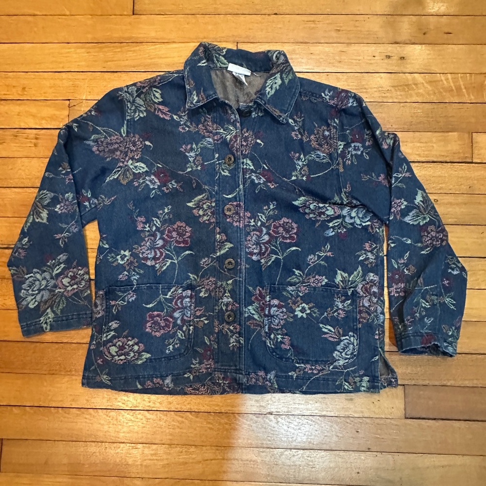 BonWorth Blue Floral Jacket